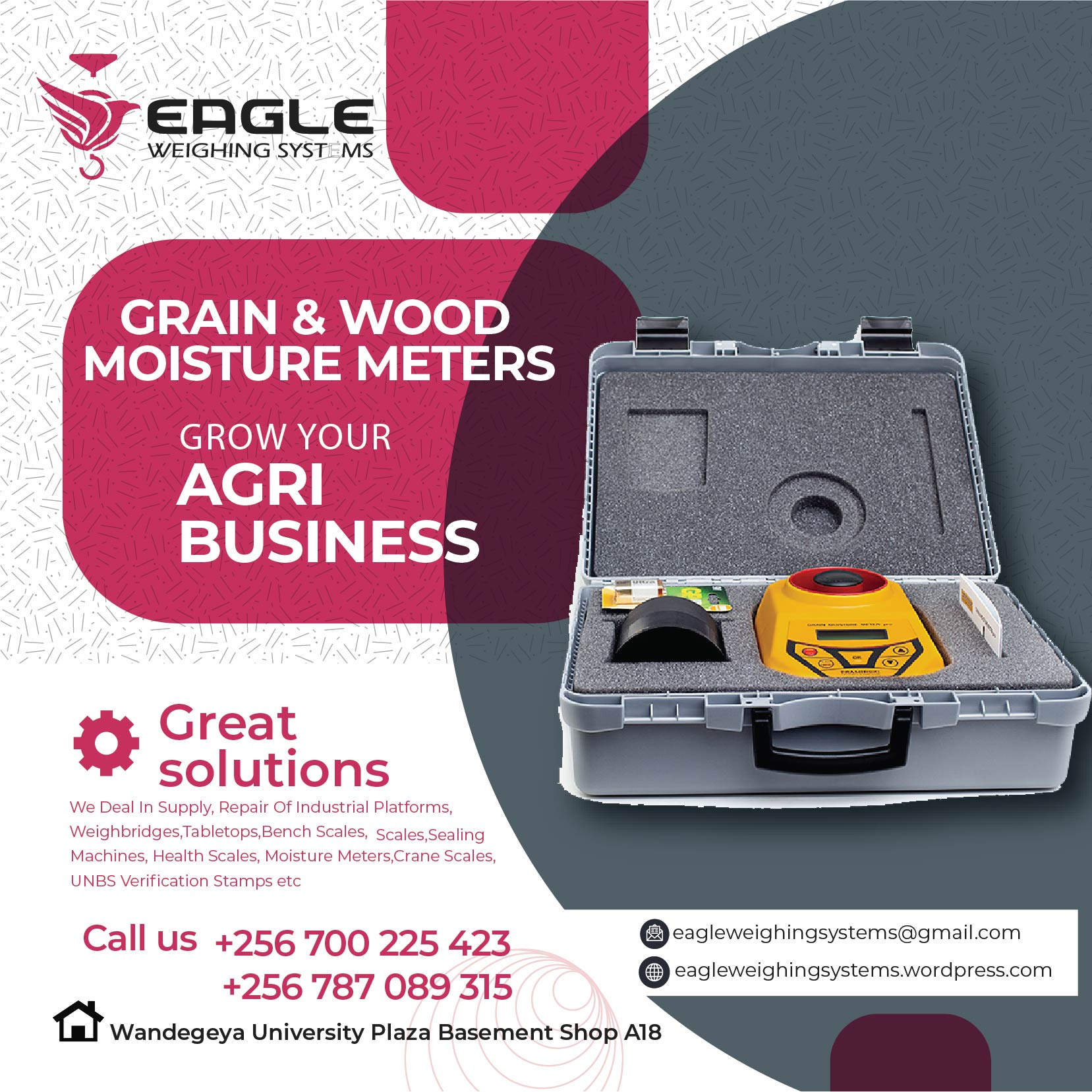 Do you need a moisture meter in Uganda?'