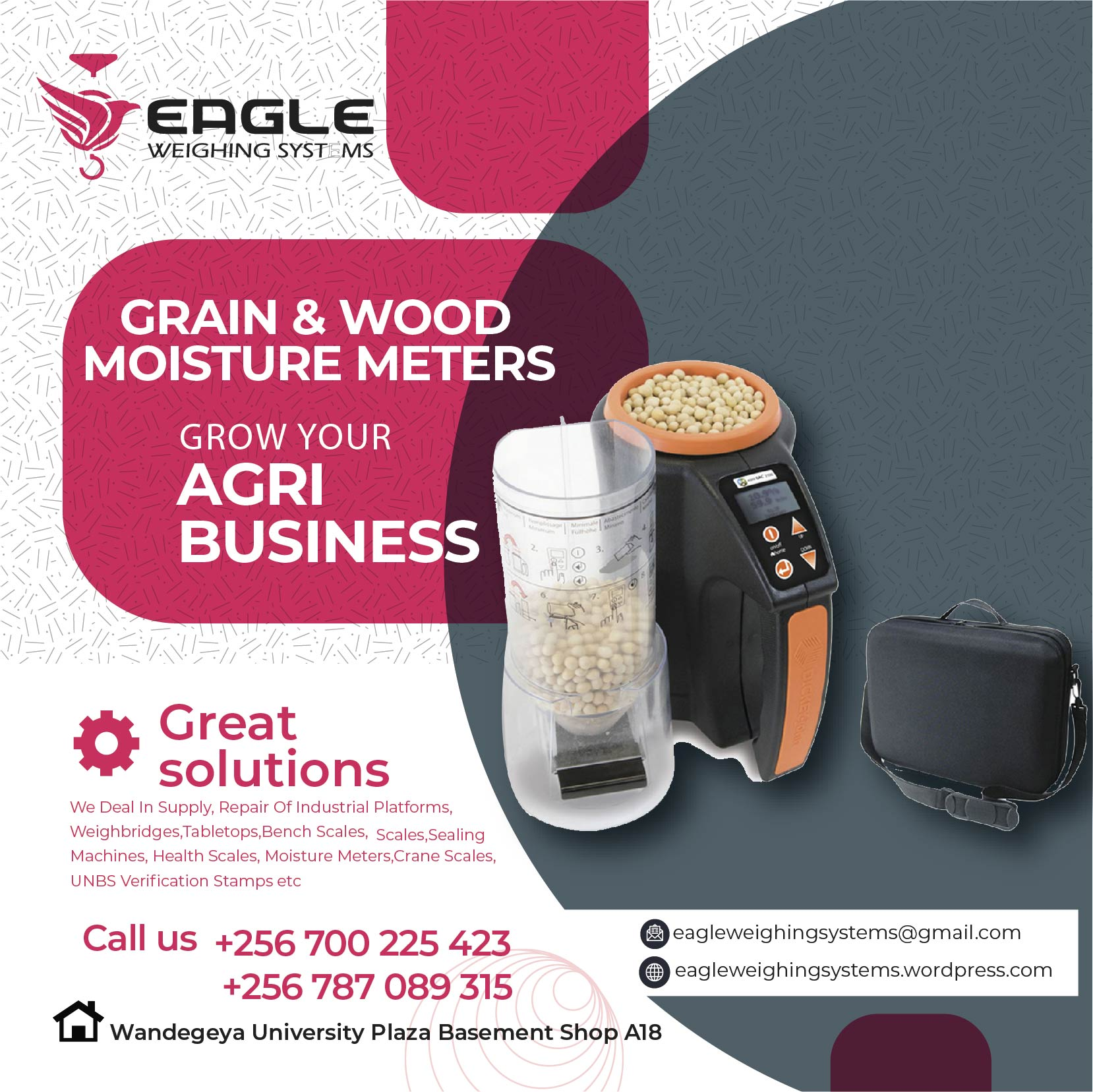 Best price of moisture meters for grains in Kampala Uganda'