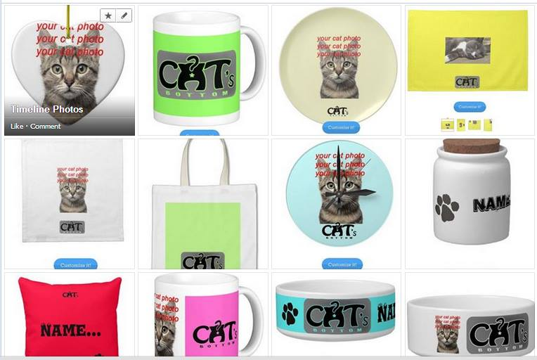 Selection of customizable gifts'