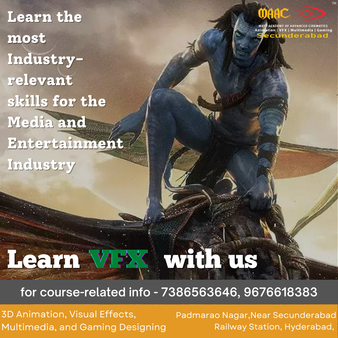 	Learn The VFX Course in The Best Institutes in Secunderaba'