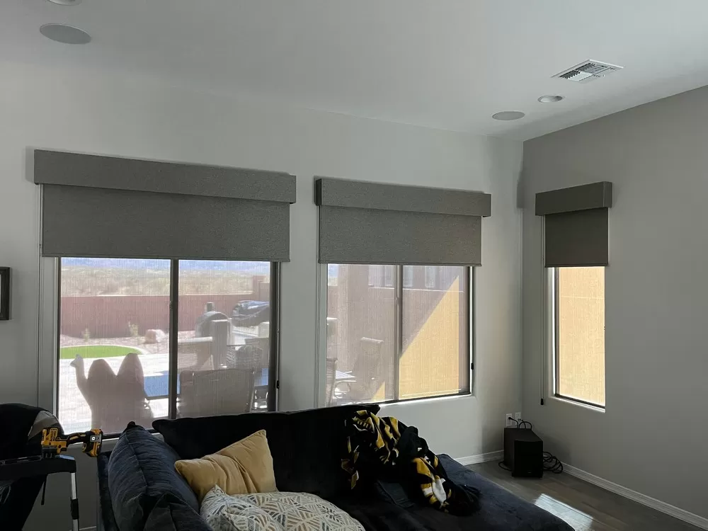 Dual Roller Shades Project in Oro Valley, AZ'