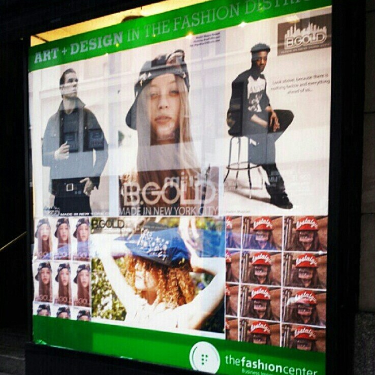 B. Gold art Installation