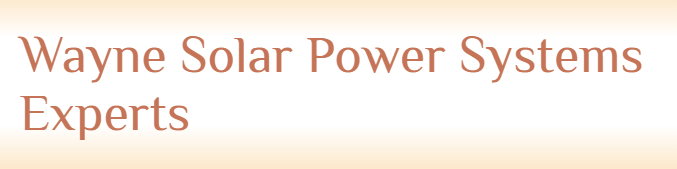 Company Logo For Wayne Solar Power Systems experts'