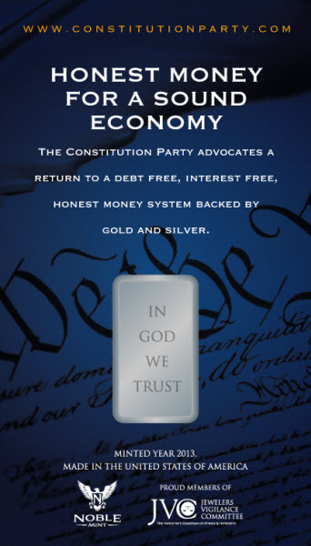 Constitution Party Card Back'