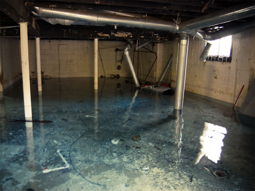 Flooded basement