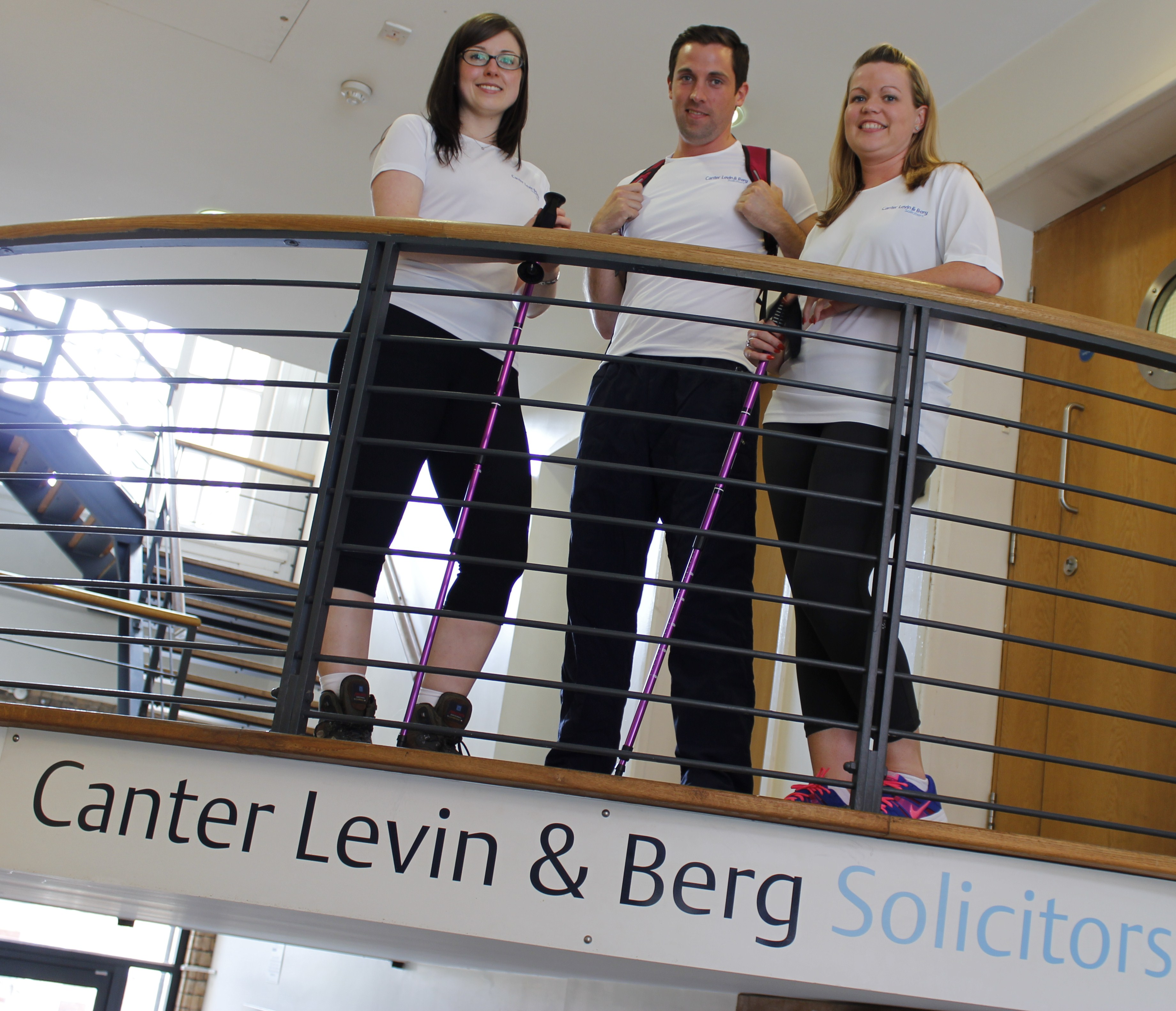 Ruth Allanson, Seán Carty and Edwina Harkin in prepar'