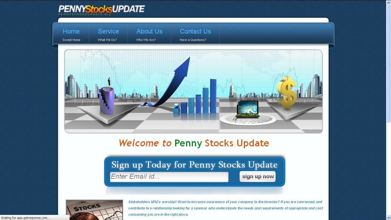 PennyStocksUpdate Home page'