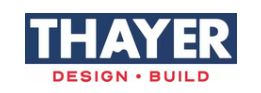 Thayer Design Build Logo