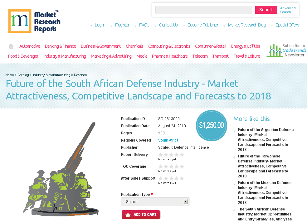 Future of the South African Defense Industry 2018'