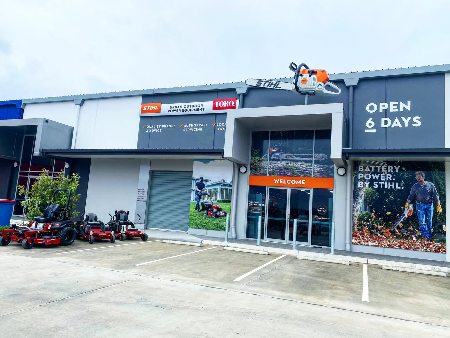 Urban Outdoor Power Equipment shop'