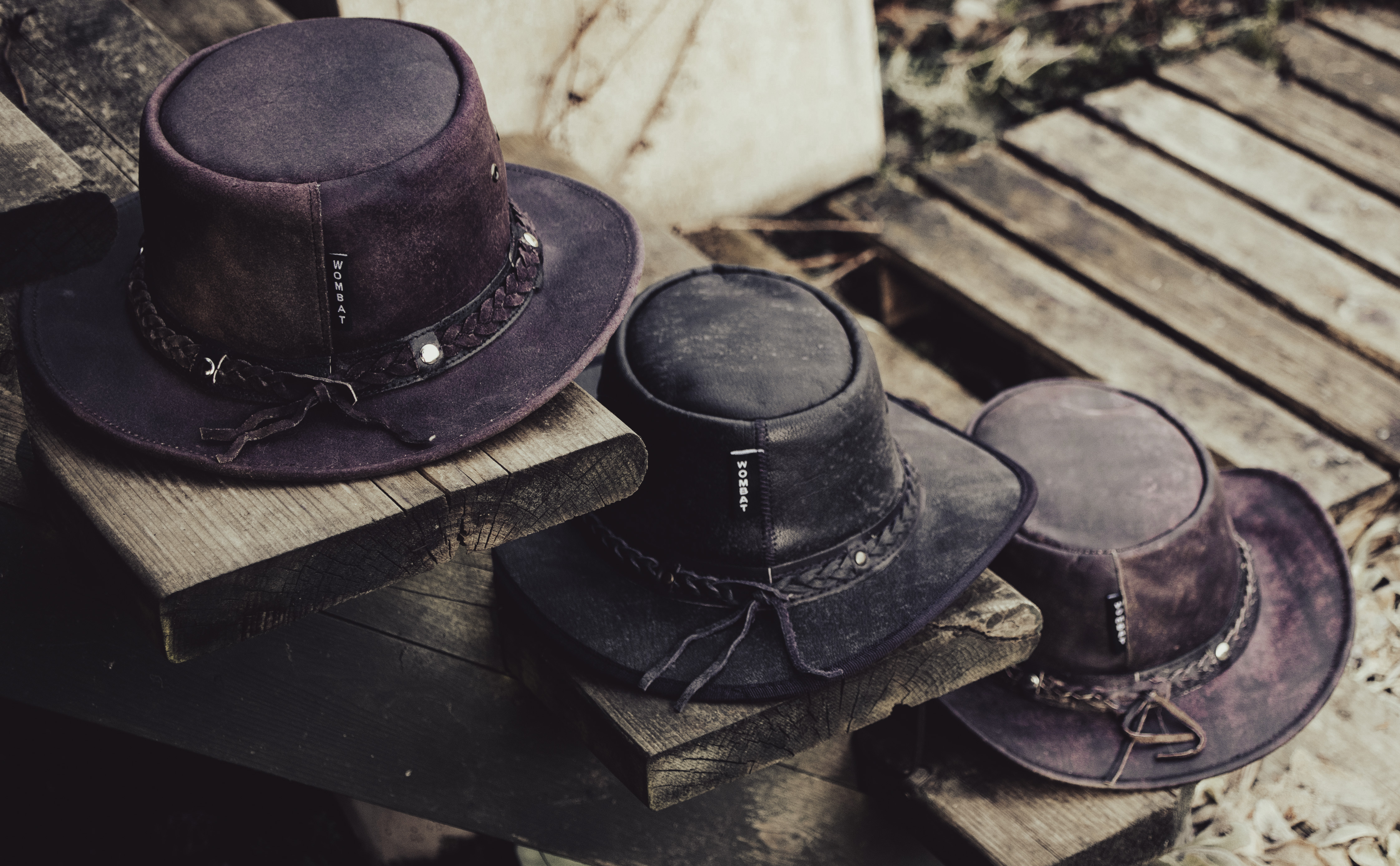 Men's Leather hats for the Outdoors'