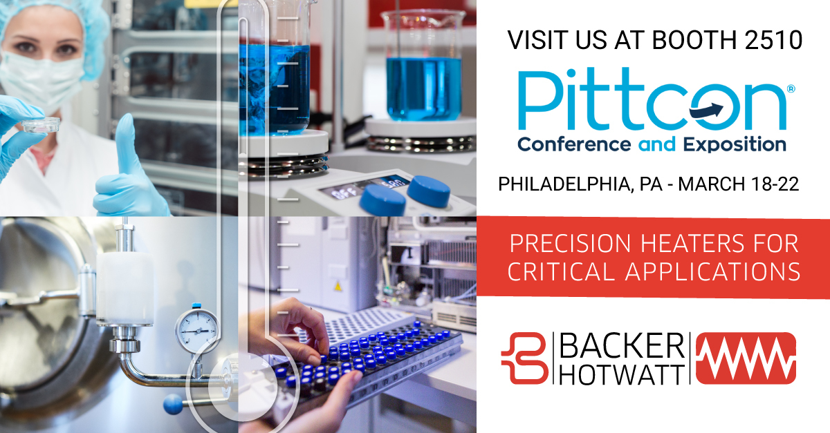 Backer Hotwatt Exhibiting at Pittcon 2023'