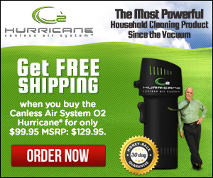 o2 hurricane canless air system'
