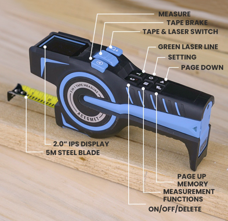 How Does the Digital Laser Tape Measure Help Carpenters?