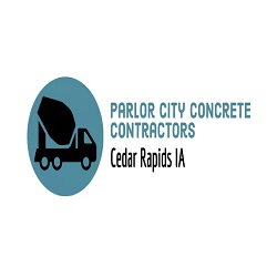 Parlor City Concrete Contractors Cedar Rapids IA Logo