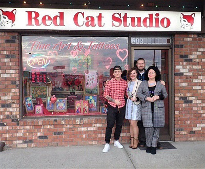 Company Logo For Red Cat Tattoo &amp; Art Studio'