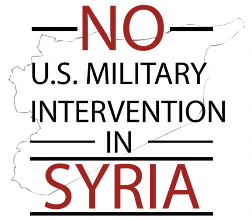 Say No to Syria'
