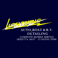 Lightning Auto, Boat & RV Detail Logo