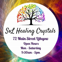 SoL Healing Crystals. Logo