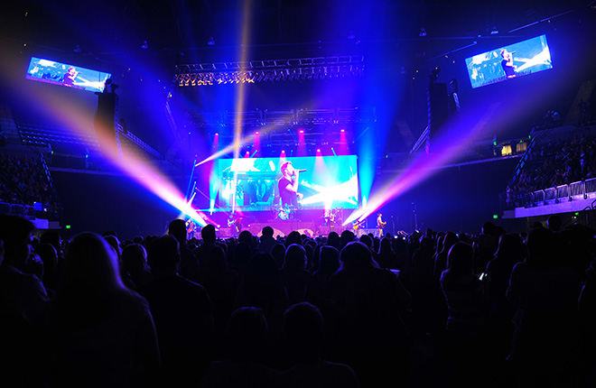 Lighthouse LED Display in US Cellular Center