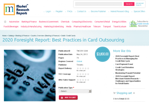 Best Practices in Card Outsourcing'