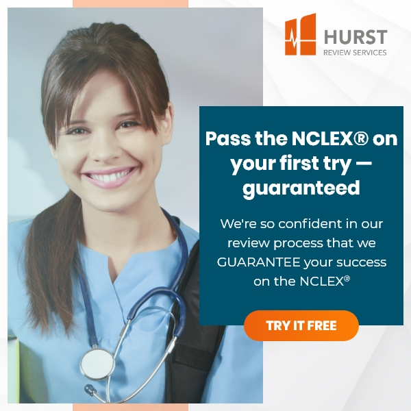 Hurst Review Services-practice NCLEX questions'