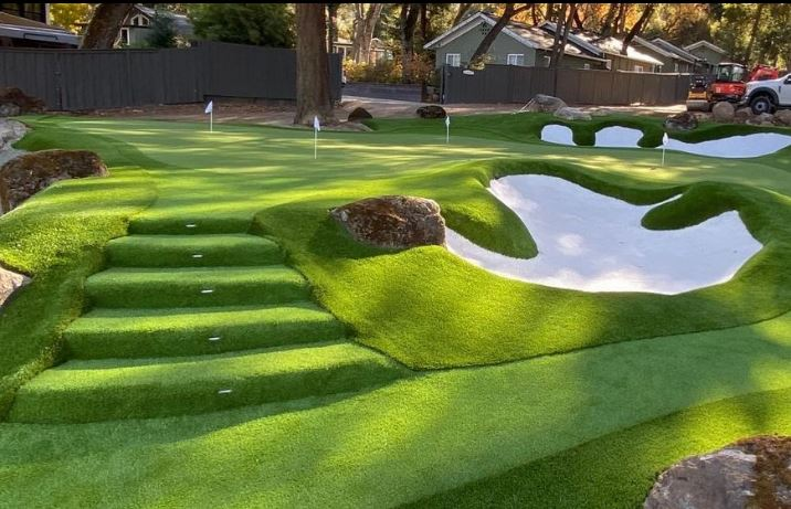 Artificial grass for backyards