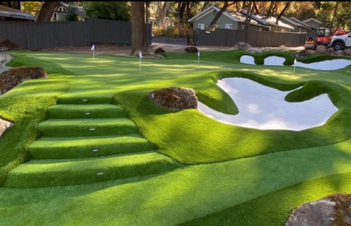 Artificial grass for backyards'