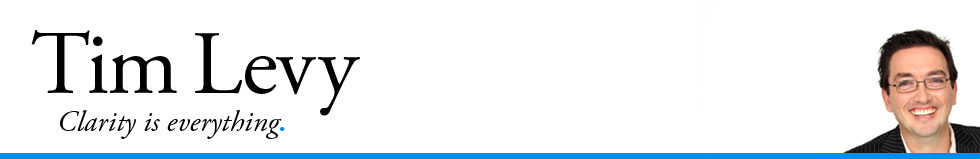 Tim Levy - Clarity is Everything'