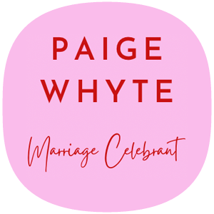 Company Logo For Paige Whyte Marriage Celebrant'