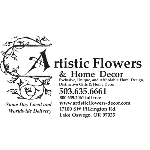 Company Logo For Artistic Flowers and Home Decor'