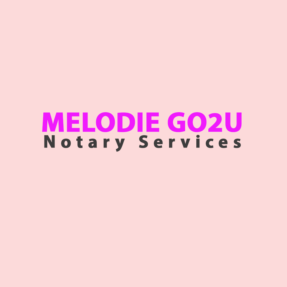 Company Logo For Melodie Go2U Notary Services'