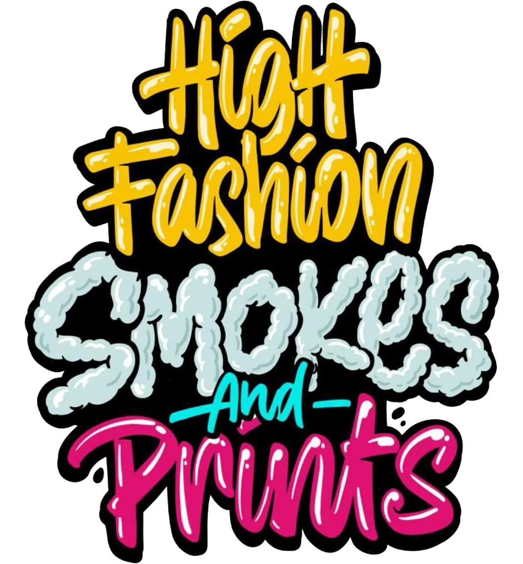 Company Logo For High Fashion Smokes And Prints Cannabis Del'