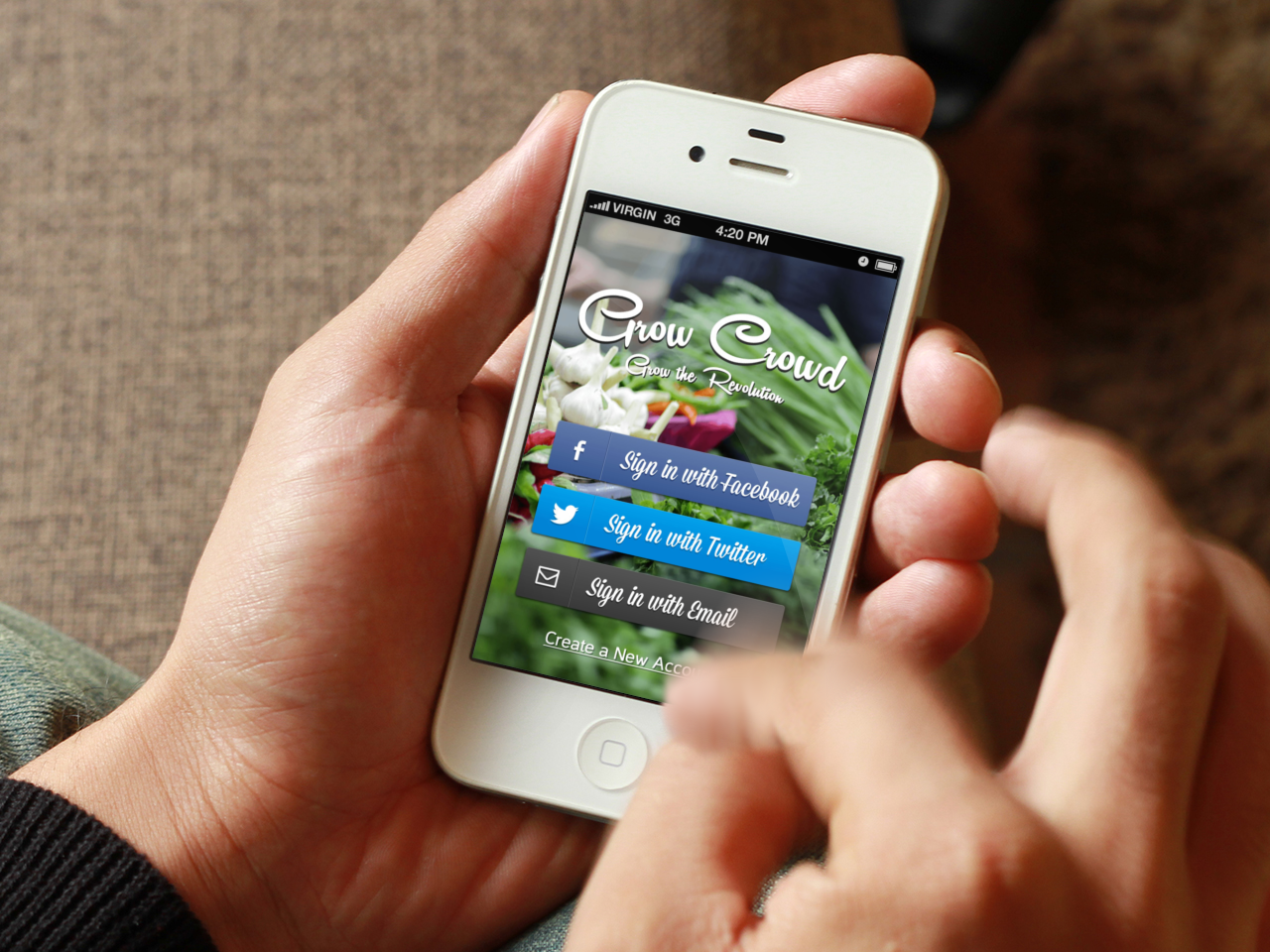 Grow Crowd IOS App'