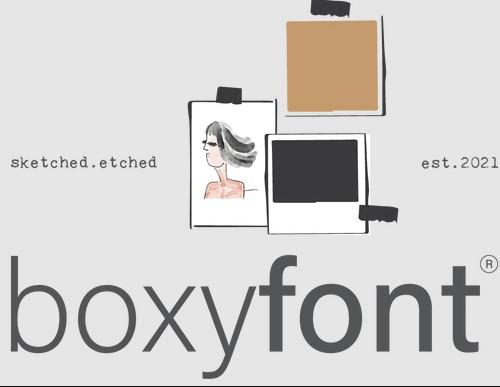 Boxy font