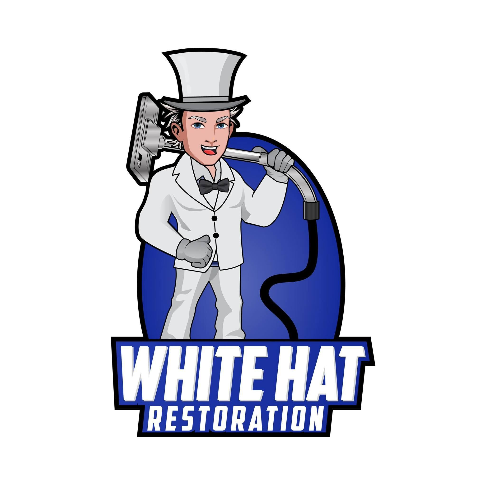 White Hat Restoration Logo