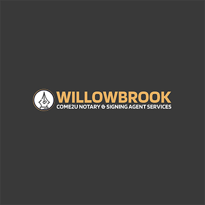 Willowbrook Come2U Notary & Signing Agent Services Logo