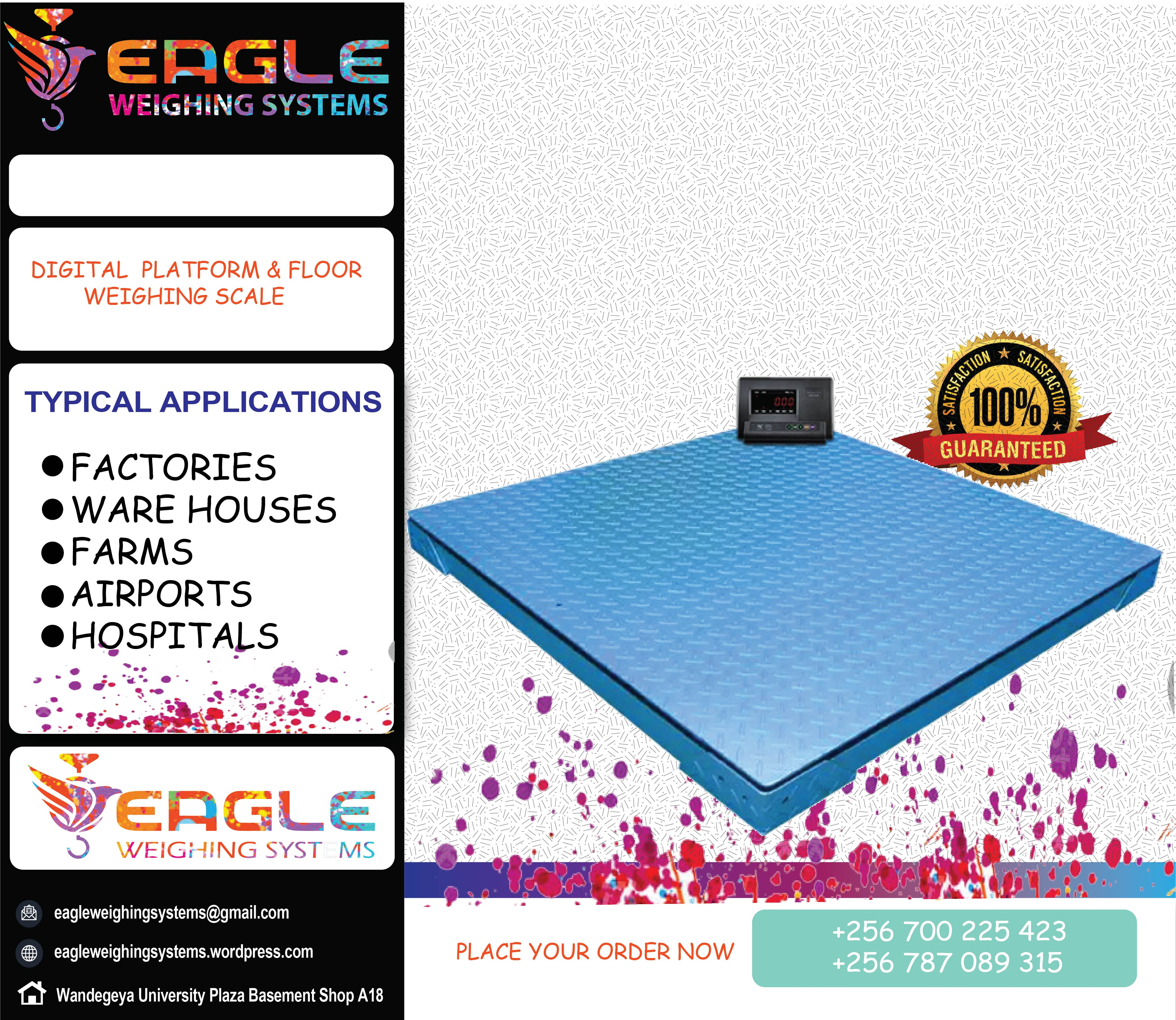 Electronic Industrial platform weighing scales Kampala Ugand'