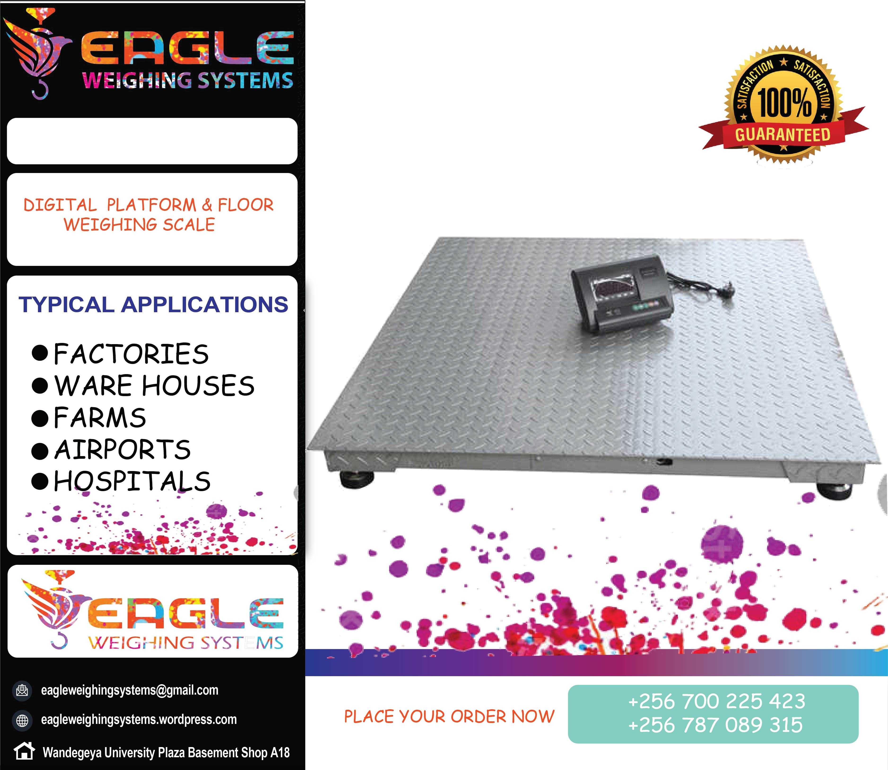 Platform floor scale industrial weighing scales in Uganda'