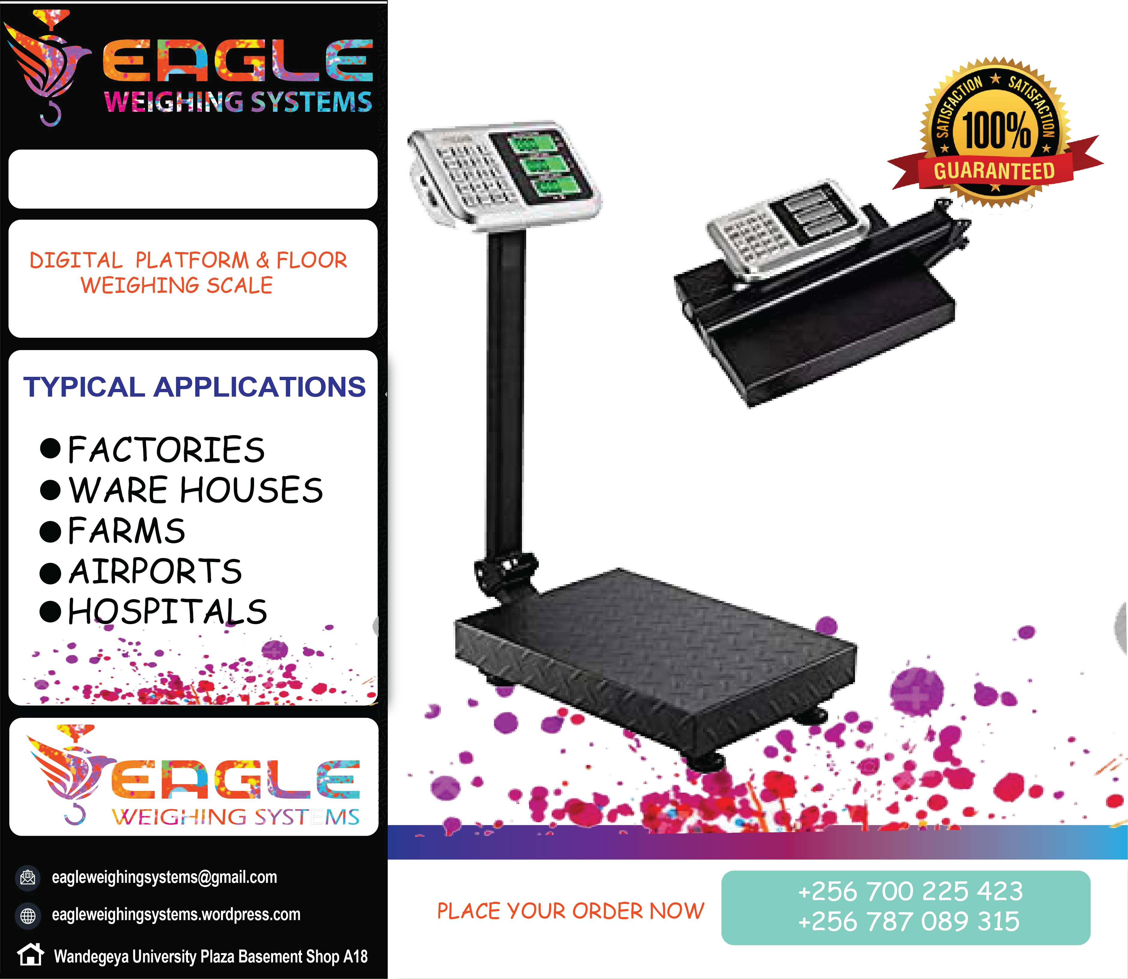 Electronic bench type iron cast platform weighing scales in'