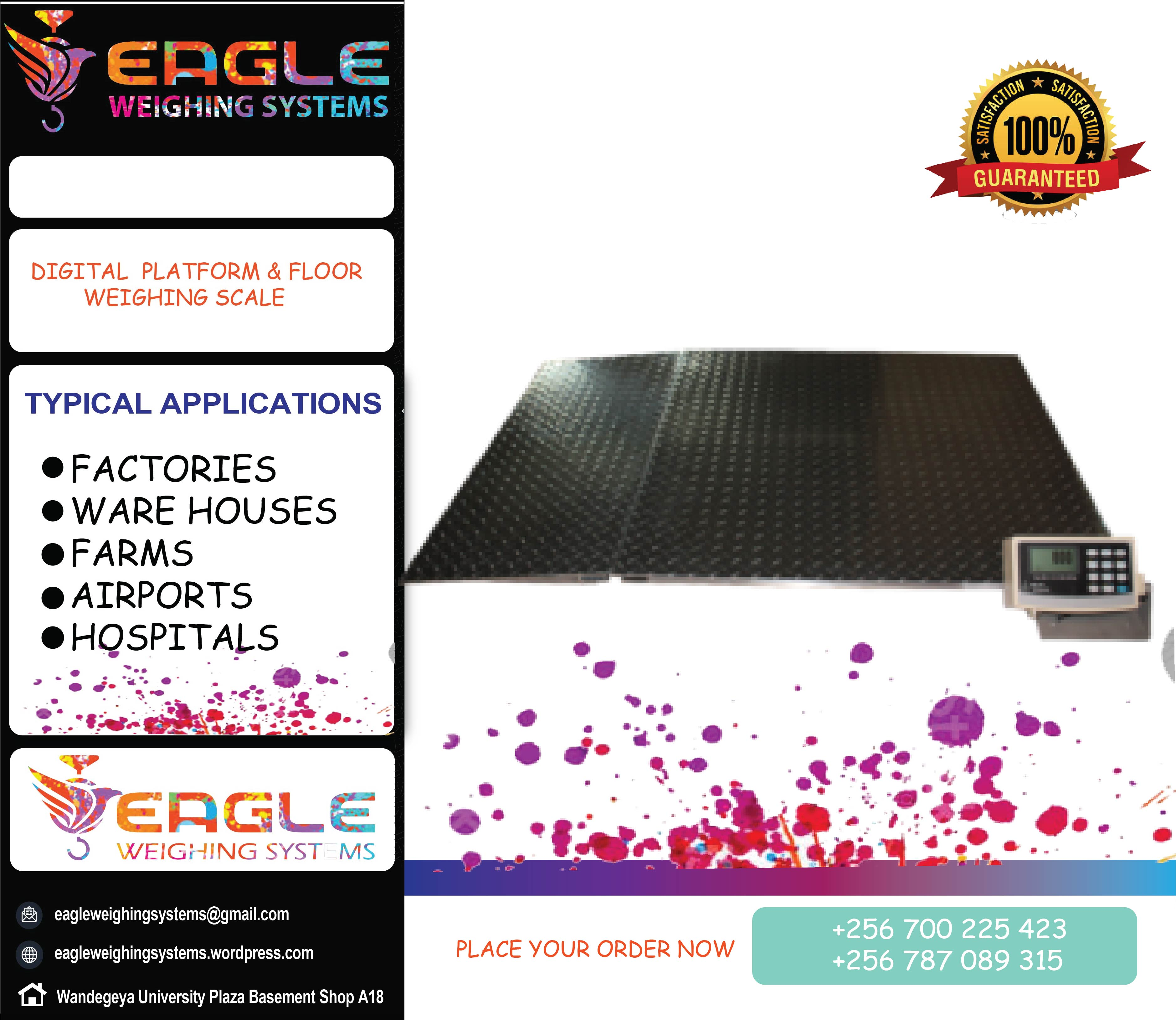 Industry platform floor weighing scales in Kampala Uganda'