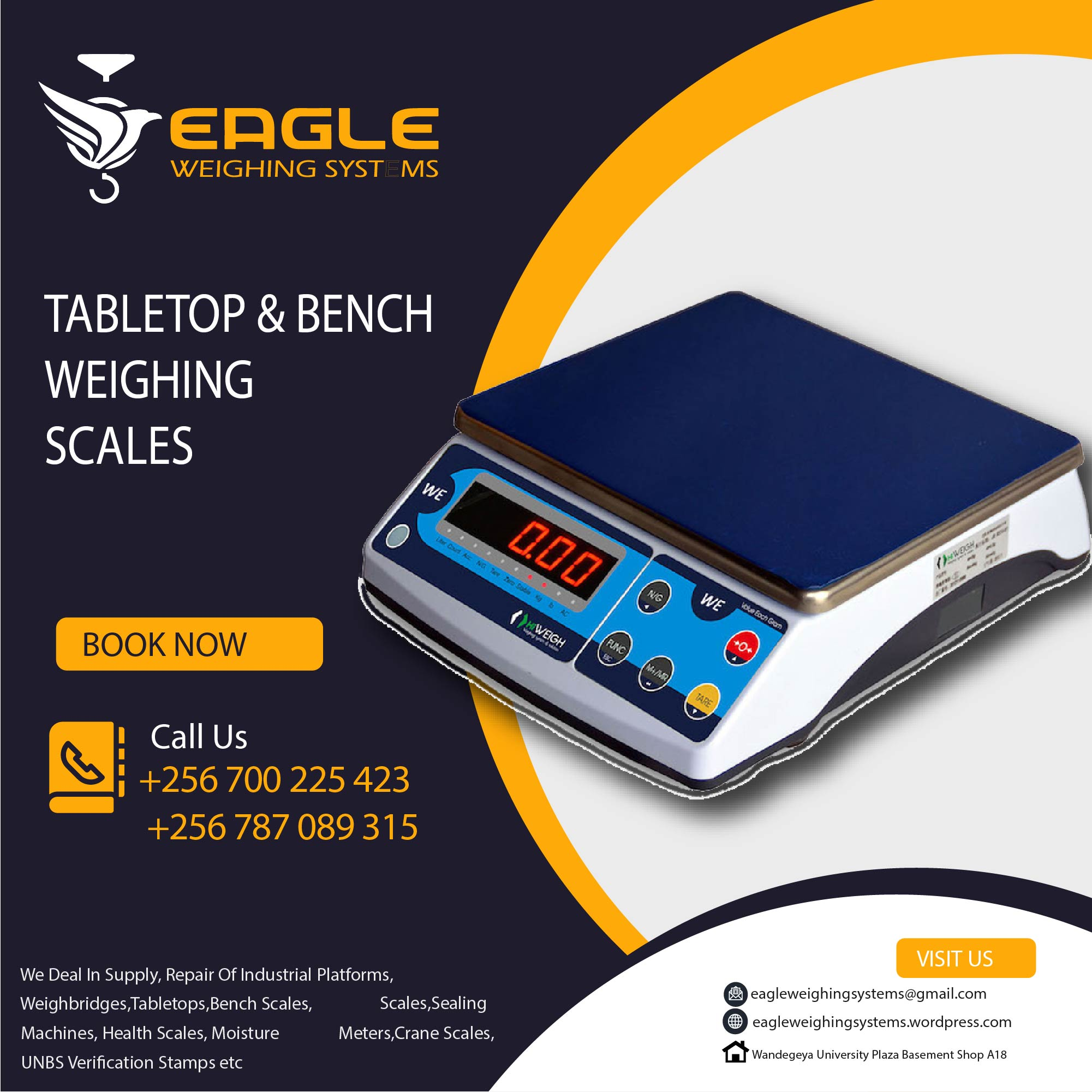 Table Top weighing Scales company of Uganda'