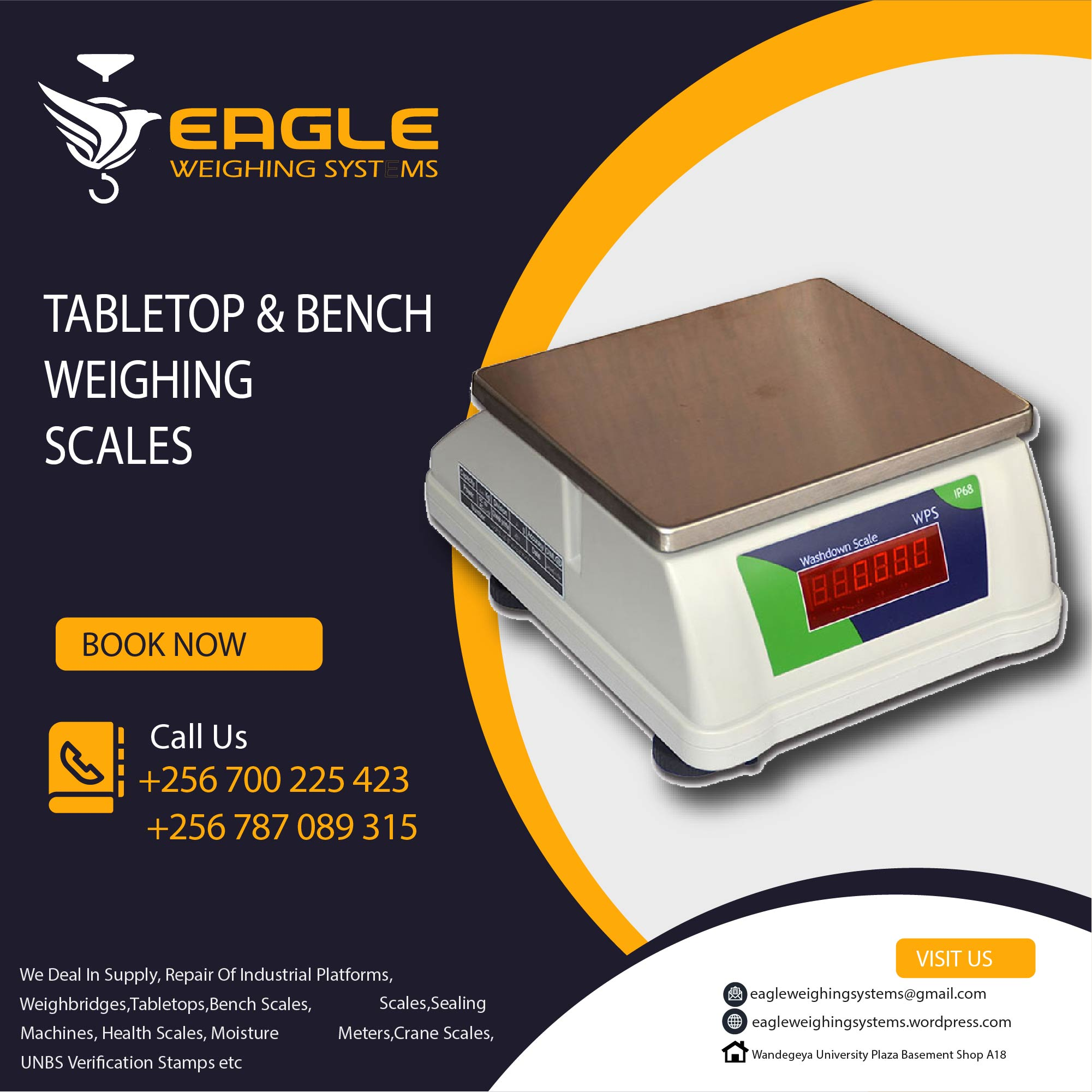 Digital table top 30kg electronic weighing scales Kampala U'