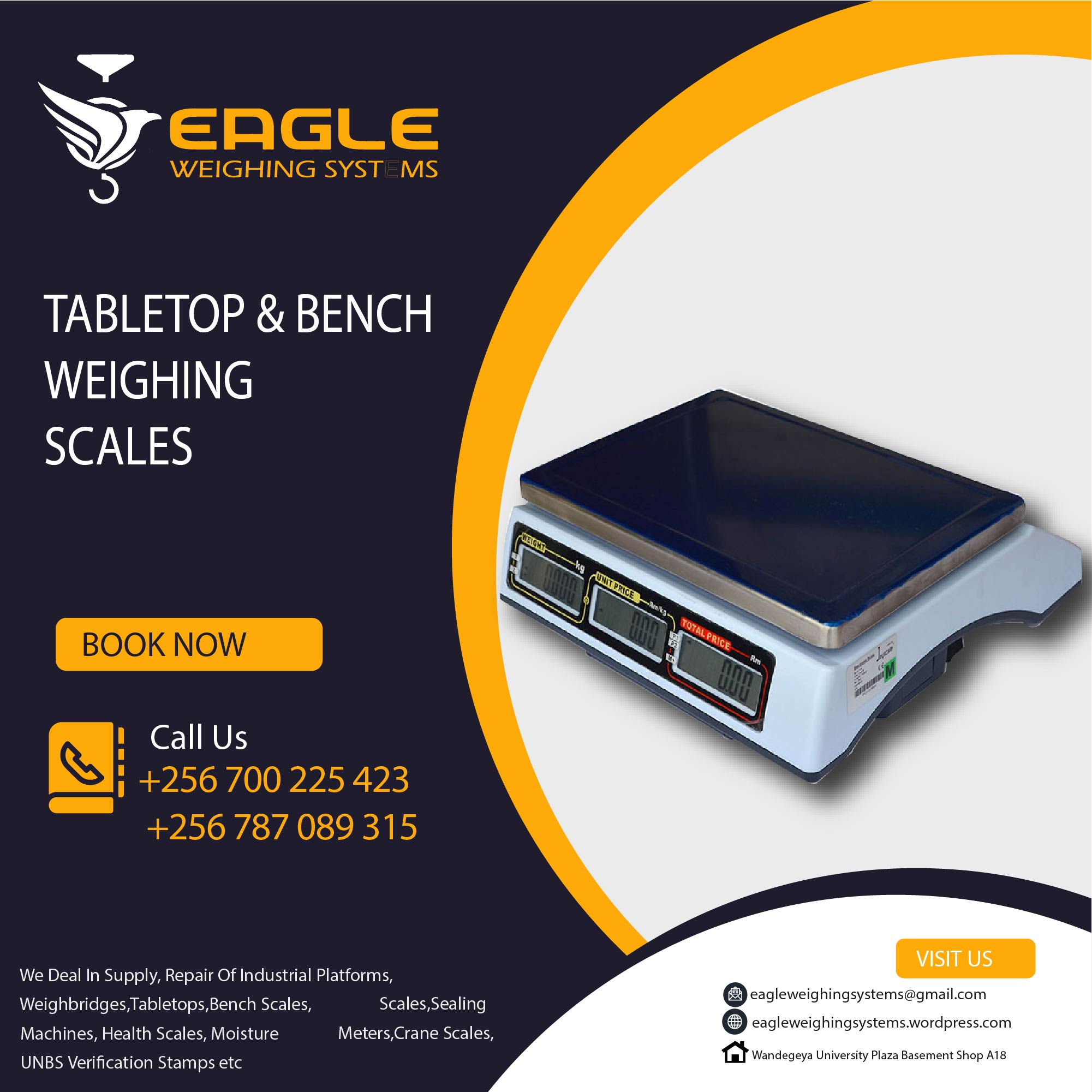 Weighing machine 30kg at Eagle Weighing Scales Kampala Ugand'