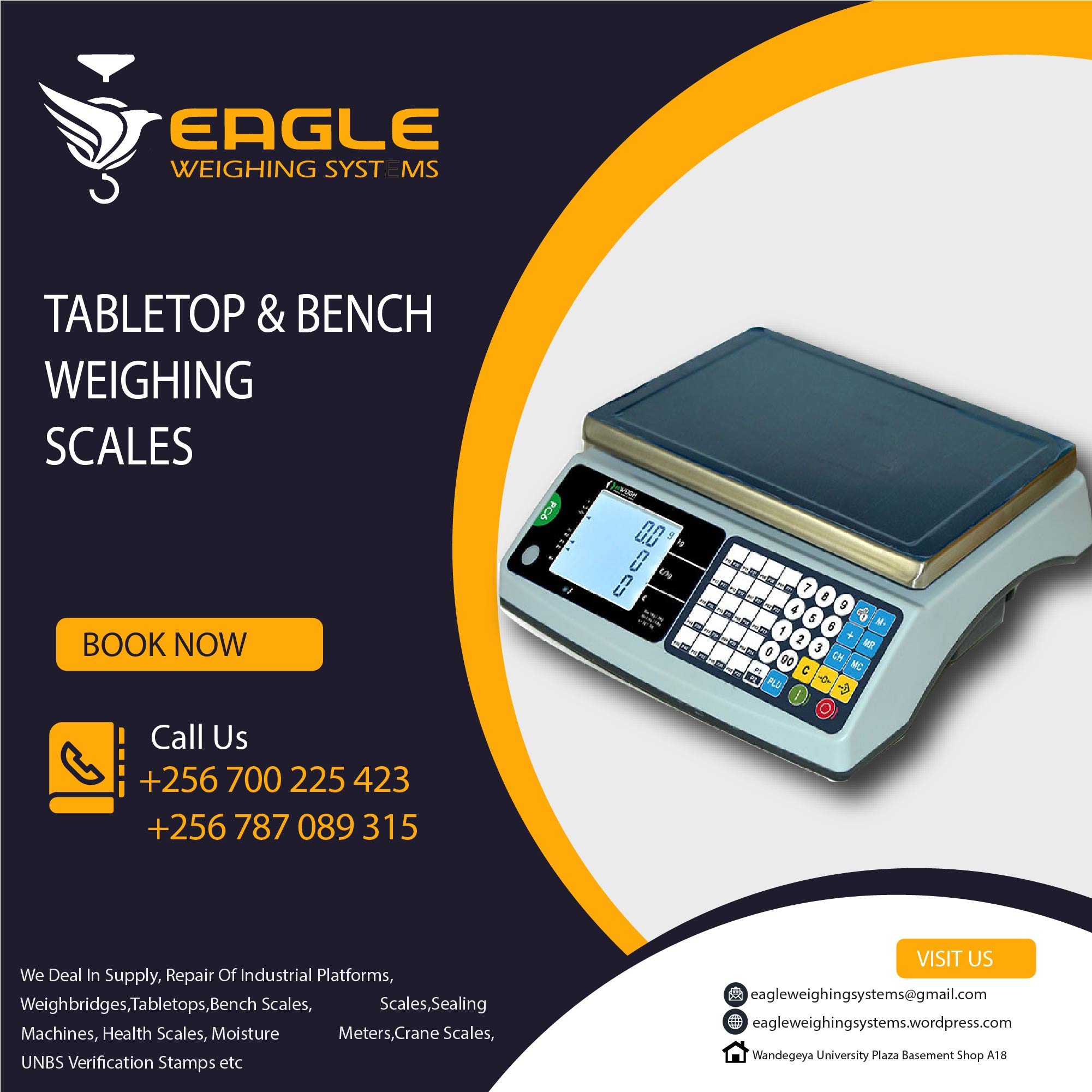 Weighing machine 30kg at Eagle Weighing Scales Kampala Ugand'