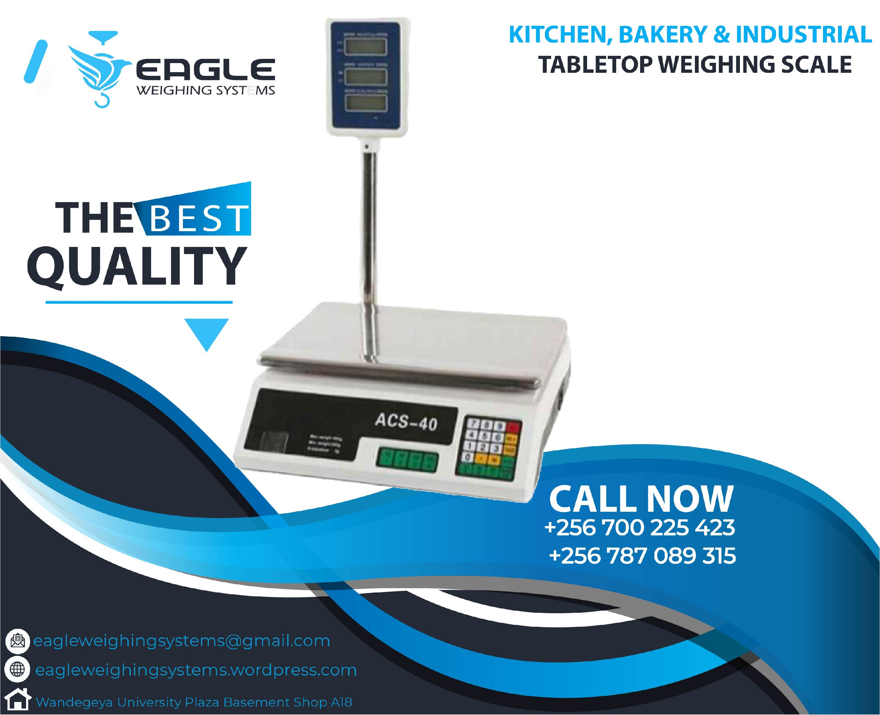 Electronic table top weighing scales in Kampala'