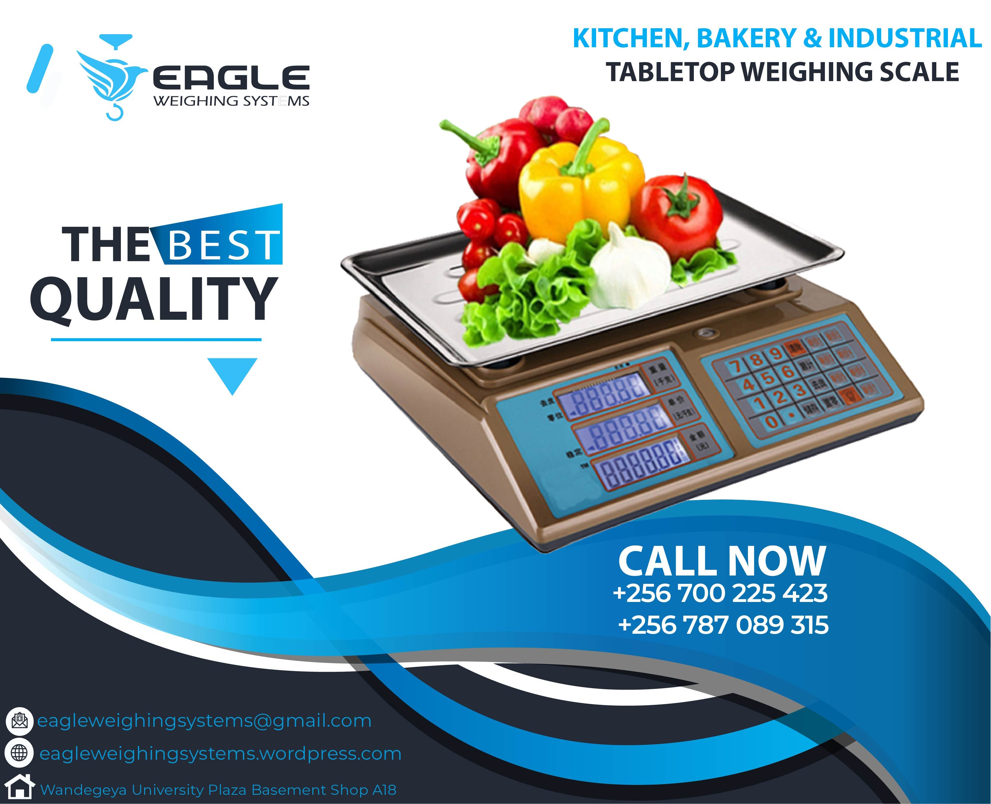 Industrial electronic digital Table Top weighing scales in K'