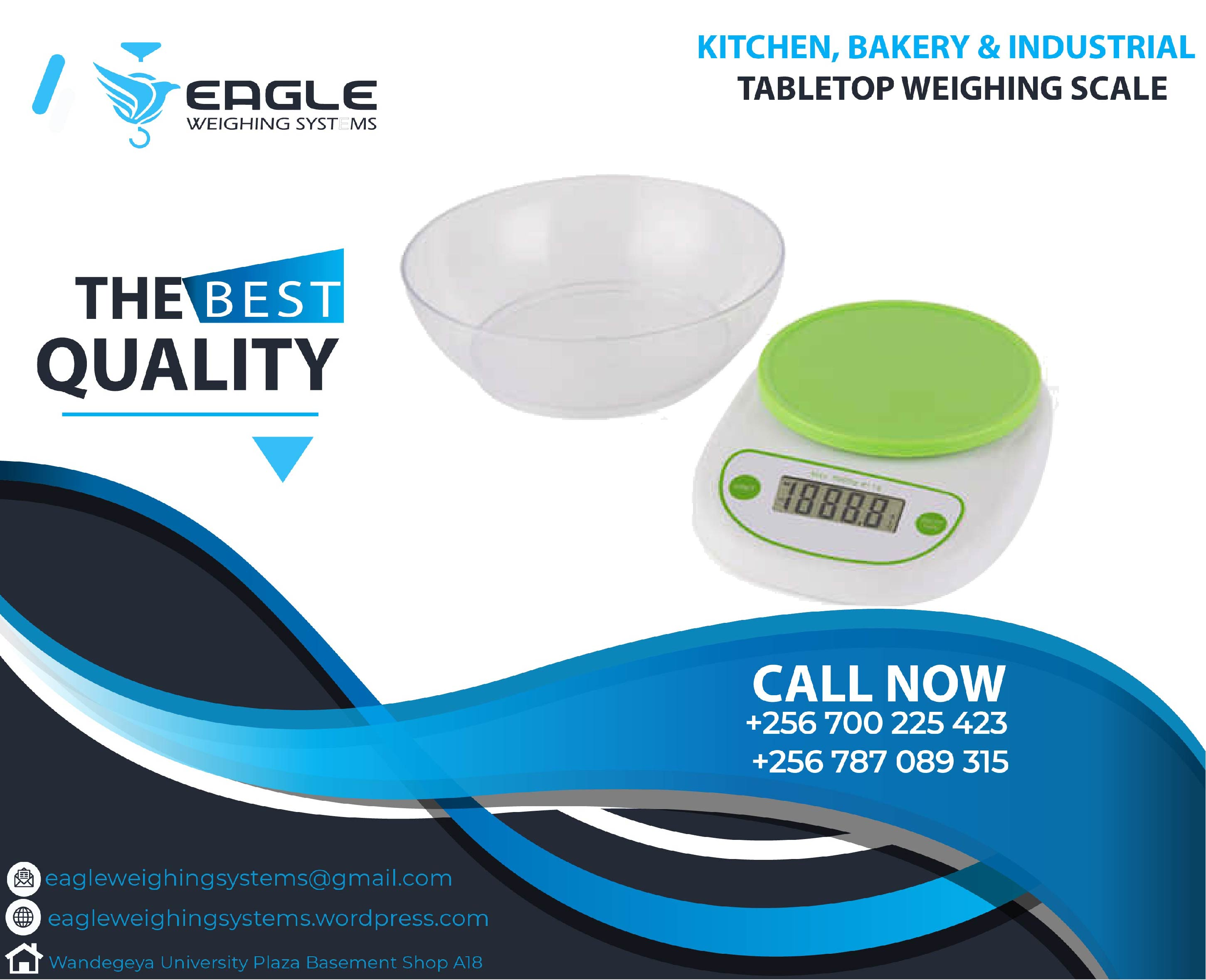 Household Plastic Kitchen Table Top Weighing Scales Kampala'