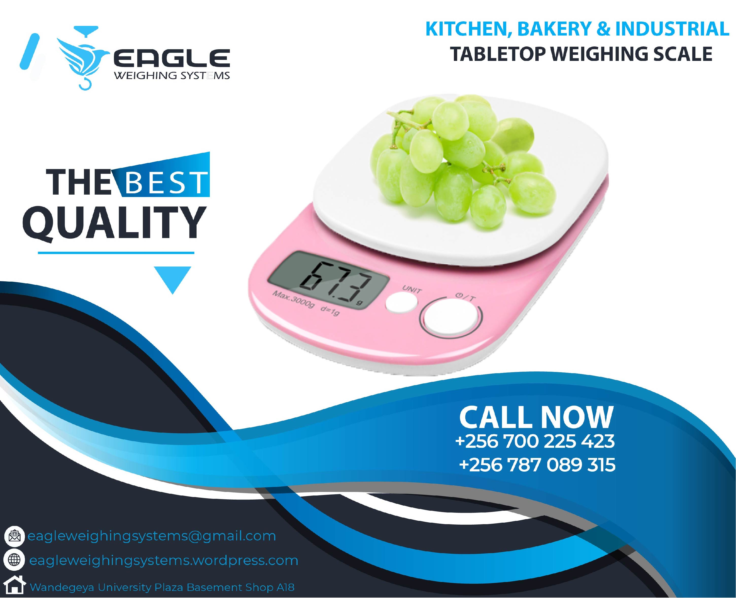 10kg Household Kitchen Table Top Scales in Kampala'