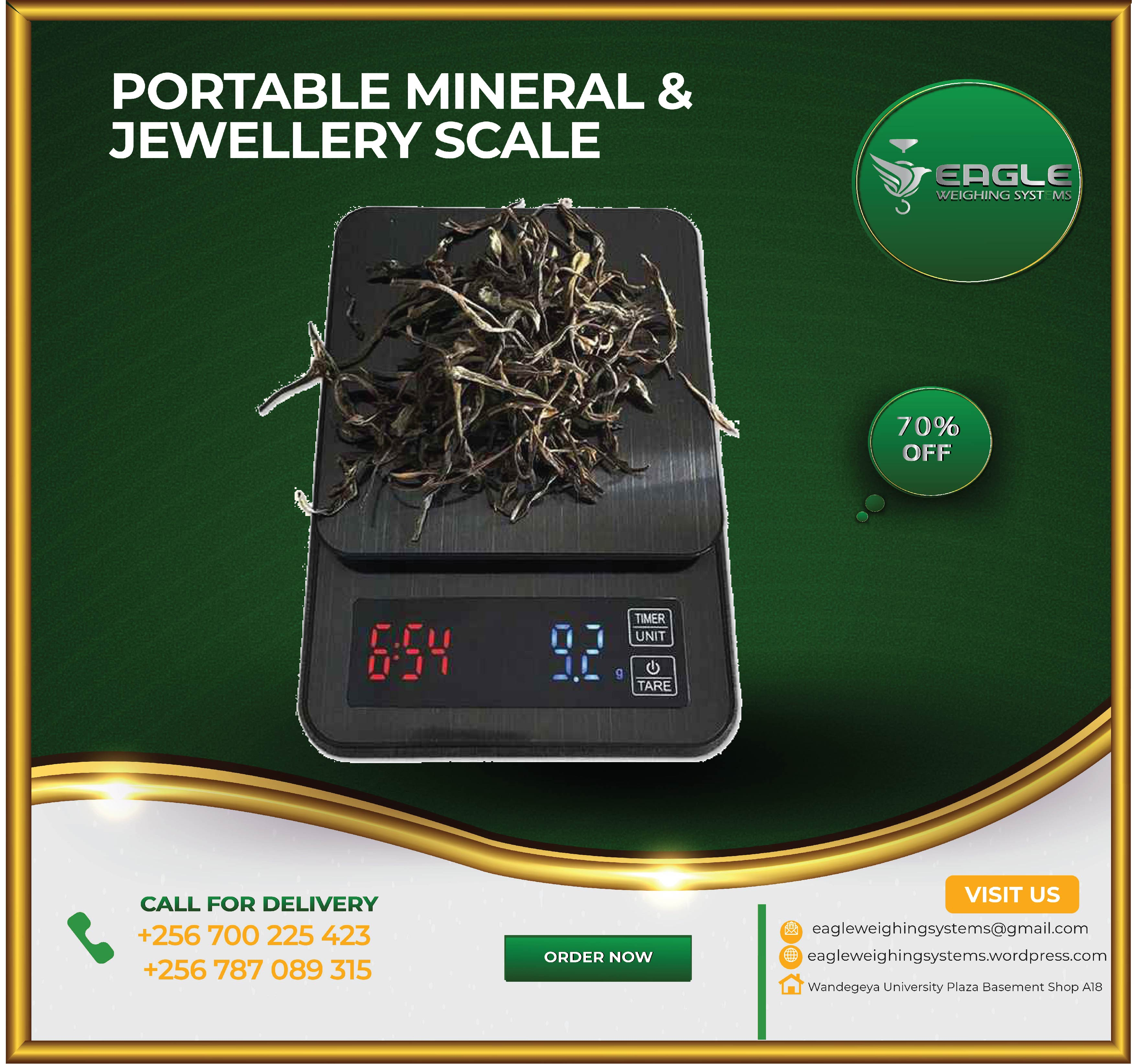 Portable mineral, jewelry Electronic palm size Balance Scal'